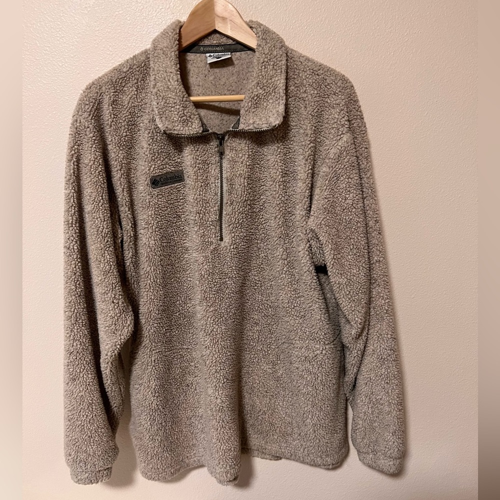 VINTAGE sherpaColumbia pull over